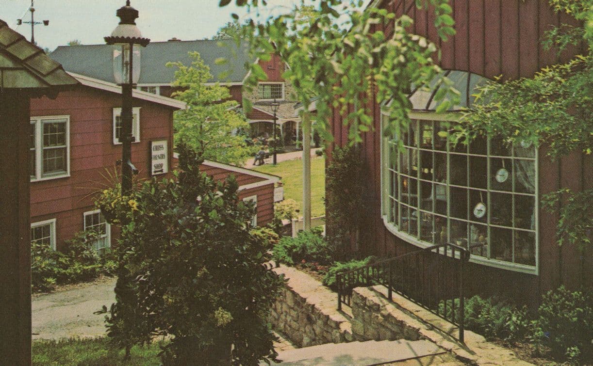 Peddler's Village Shops Pennsylvania PA USA Village Green Postcard