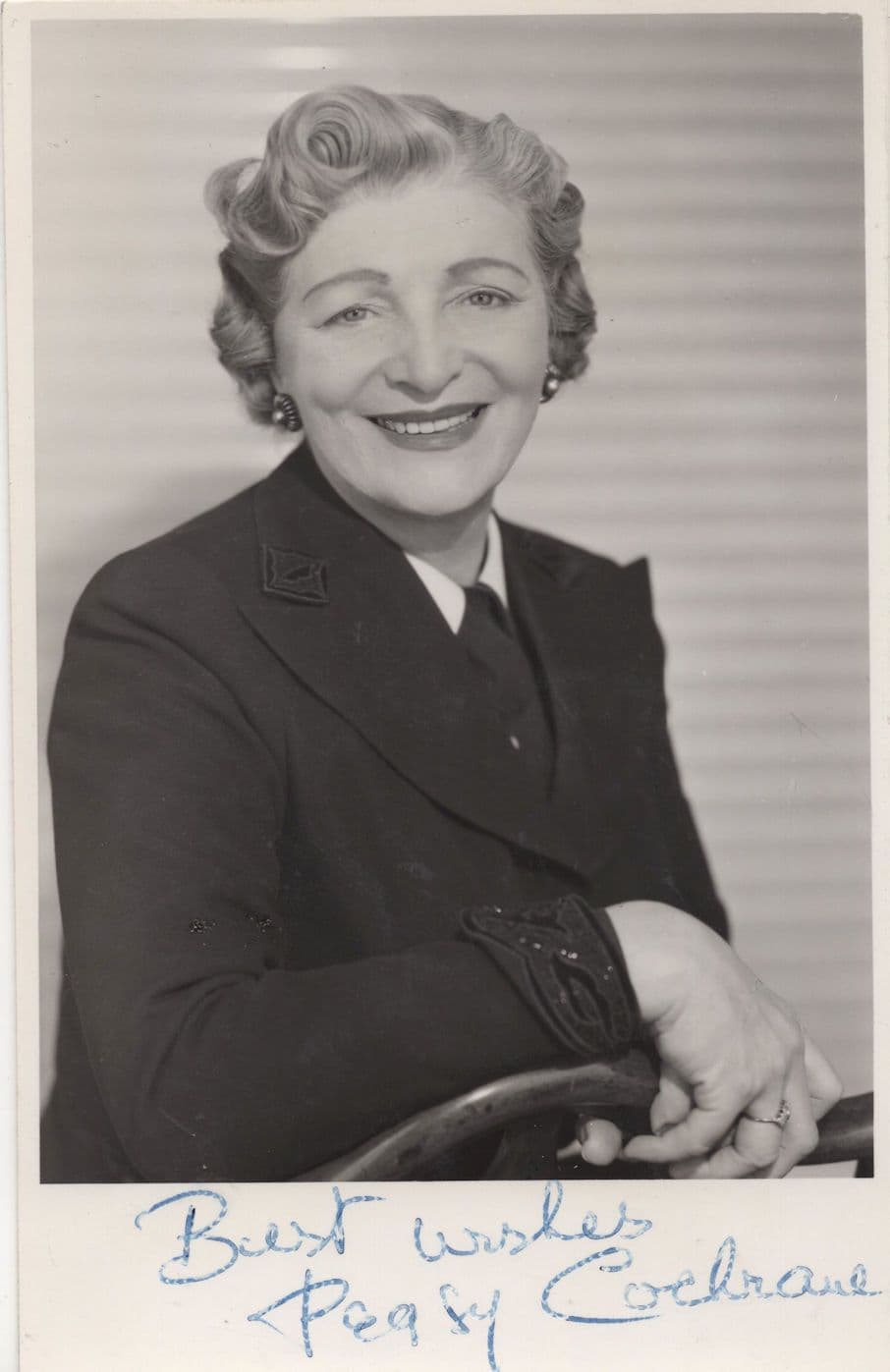 Peggy Cochrane Pianist Vintage Hand Signed Autograph Photo