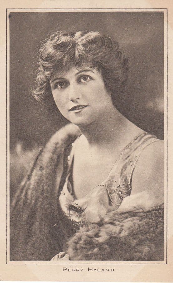 Peggy Hyland Silent Movie Actress Antique Postcard