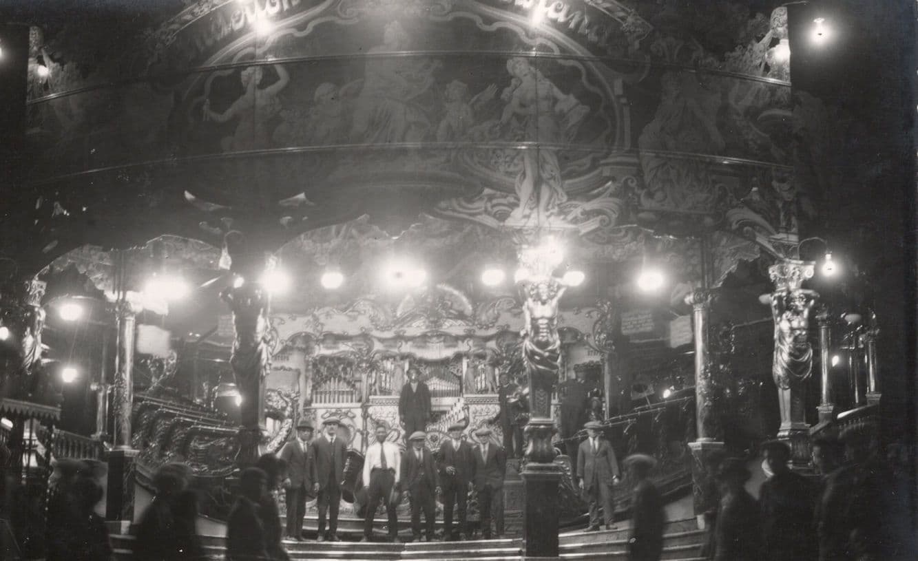 Penzance Antique New Dragons Organ 1921 Fair PB Postcard Photo