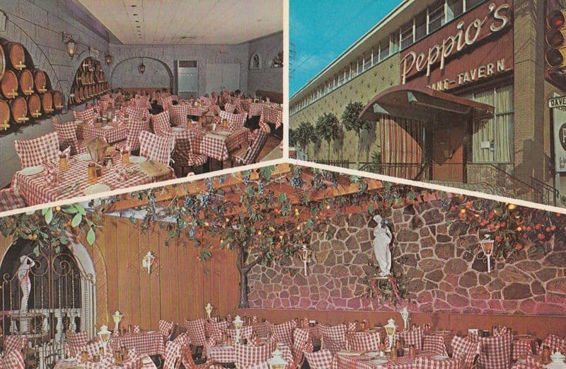 Peppio's Restaurant Dupont Street Peppios Diner Toronto Ontario Canada Postcard