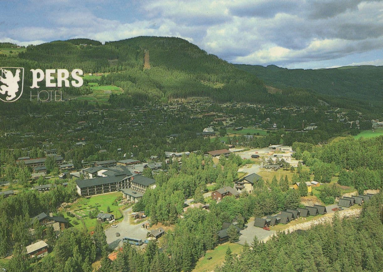 Pers Hotel Norway Spectacular Aerial Postcard