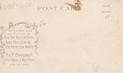 Perth Dye Works Dyers Dyeing Antique Scottish Scotland Old Advertising Postcard