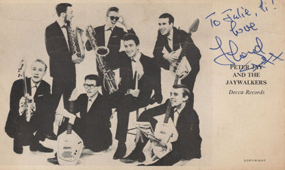 Peter Jay & The Jaywalkers of The Beatles Tours 3x Hand Signed Photo s