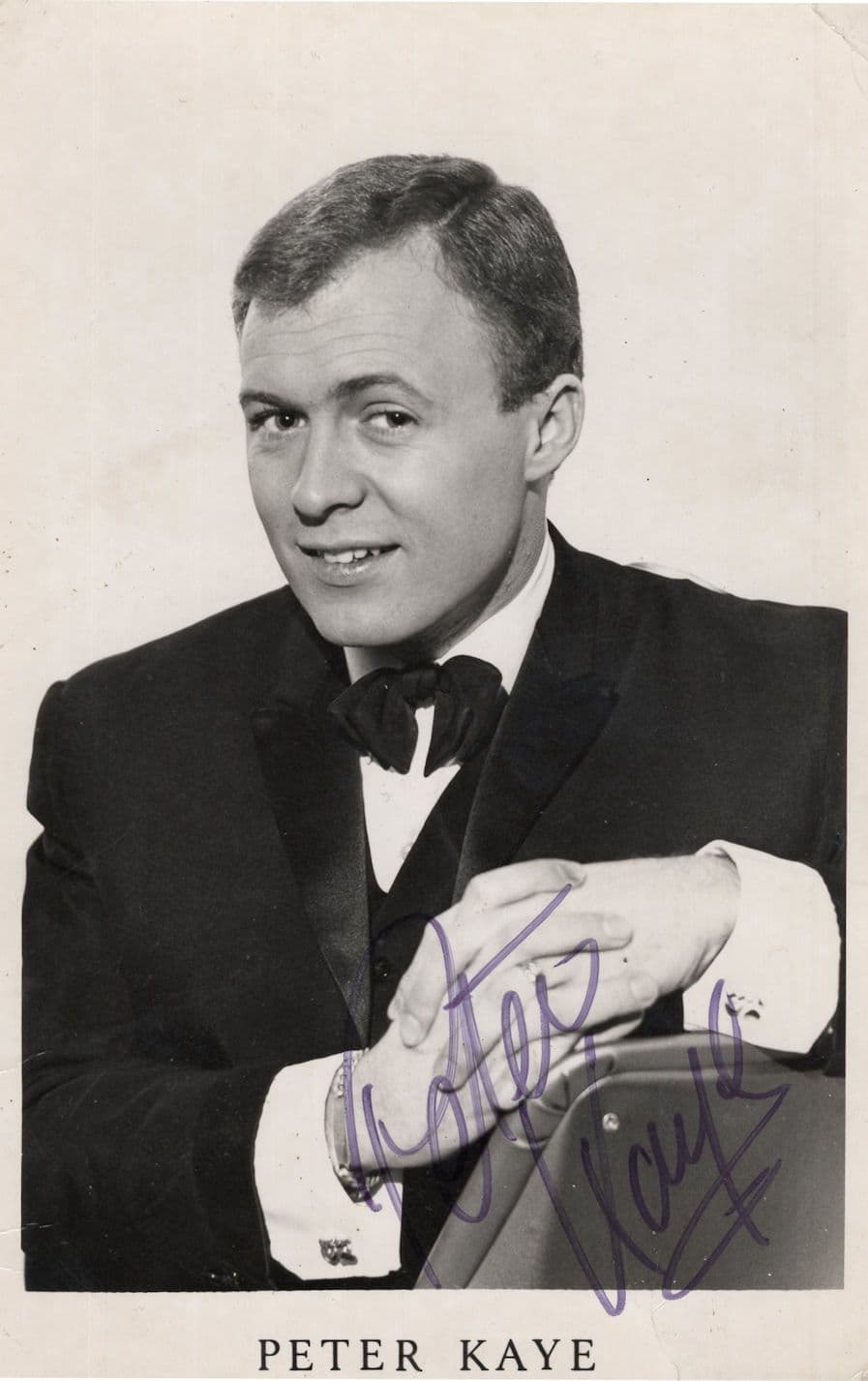 Peter Kaye Comedian Antique Early Hand Signed Photo
