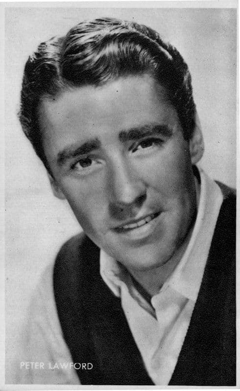 Peter Lawford Vintage Rare Kwatta Film Movie Postcard Size Portrait