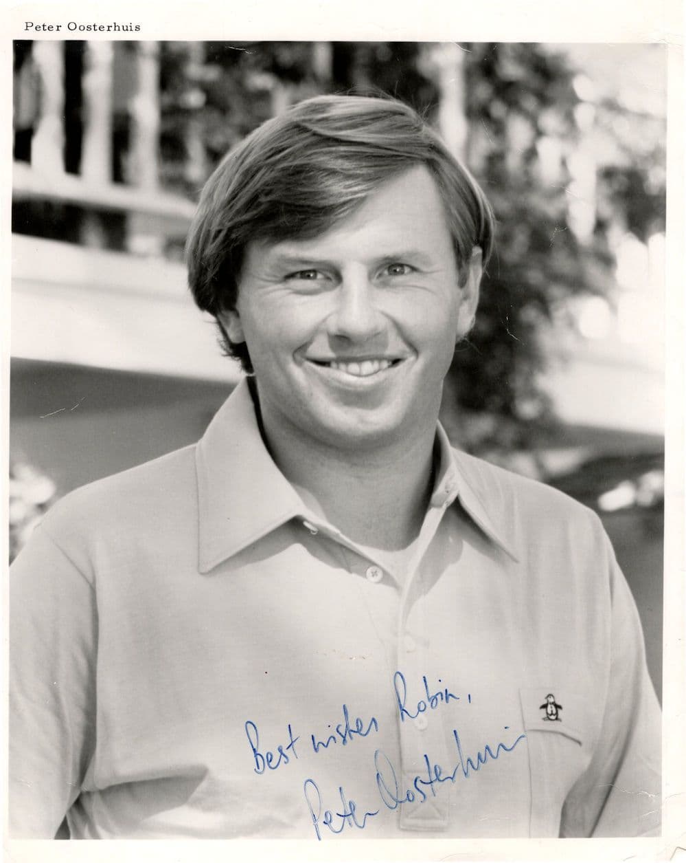 Peter Oosterhuis 10x8 British Golfer Hand Signed Photo Please Read