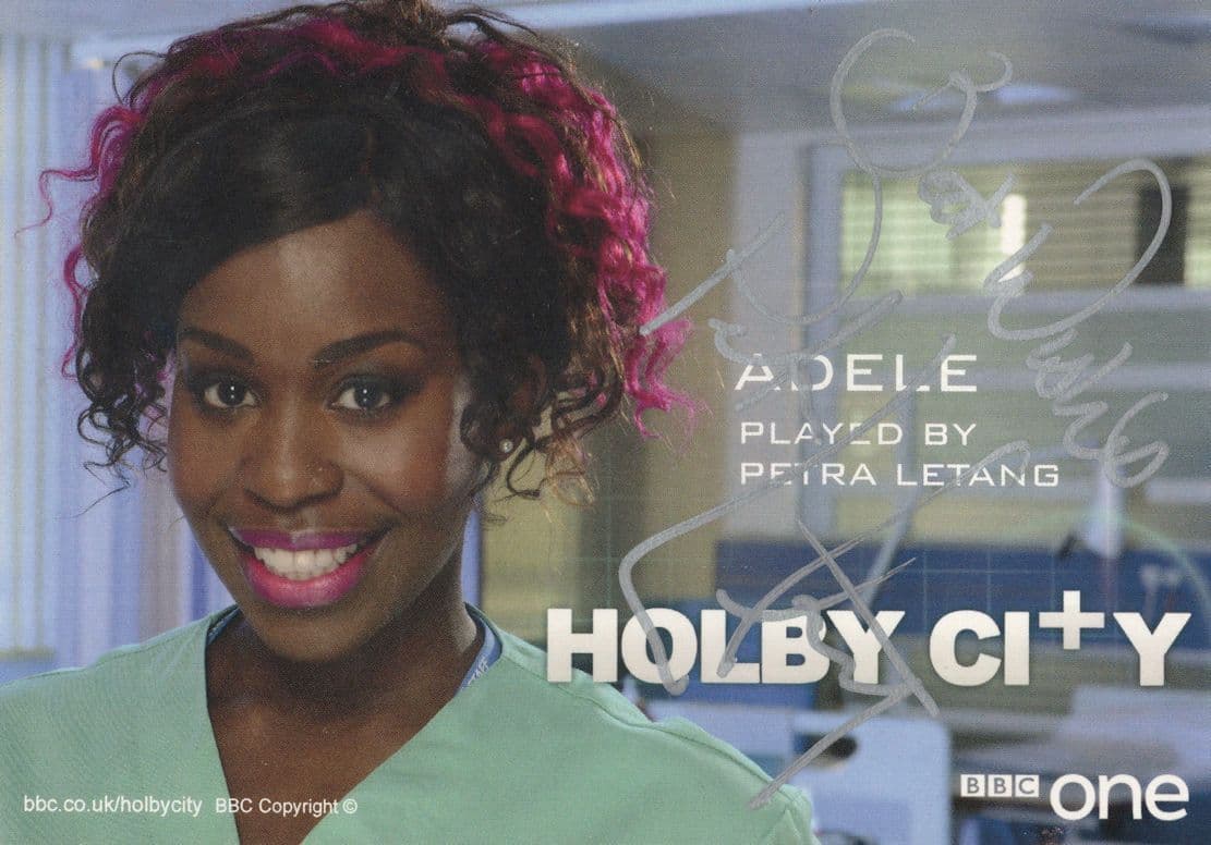 Petra Letang as Adele in Holby City Hand Signed Cast Card Photo
