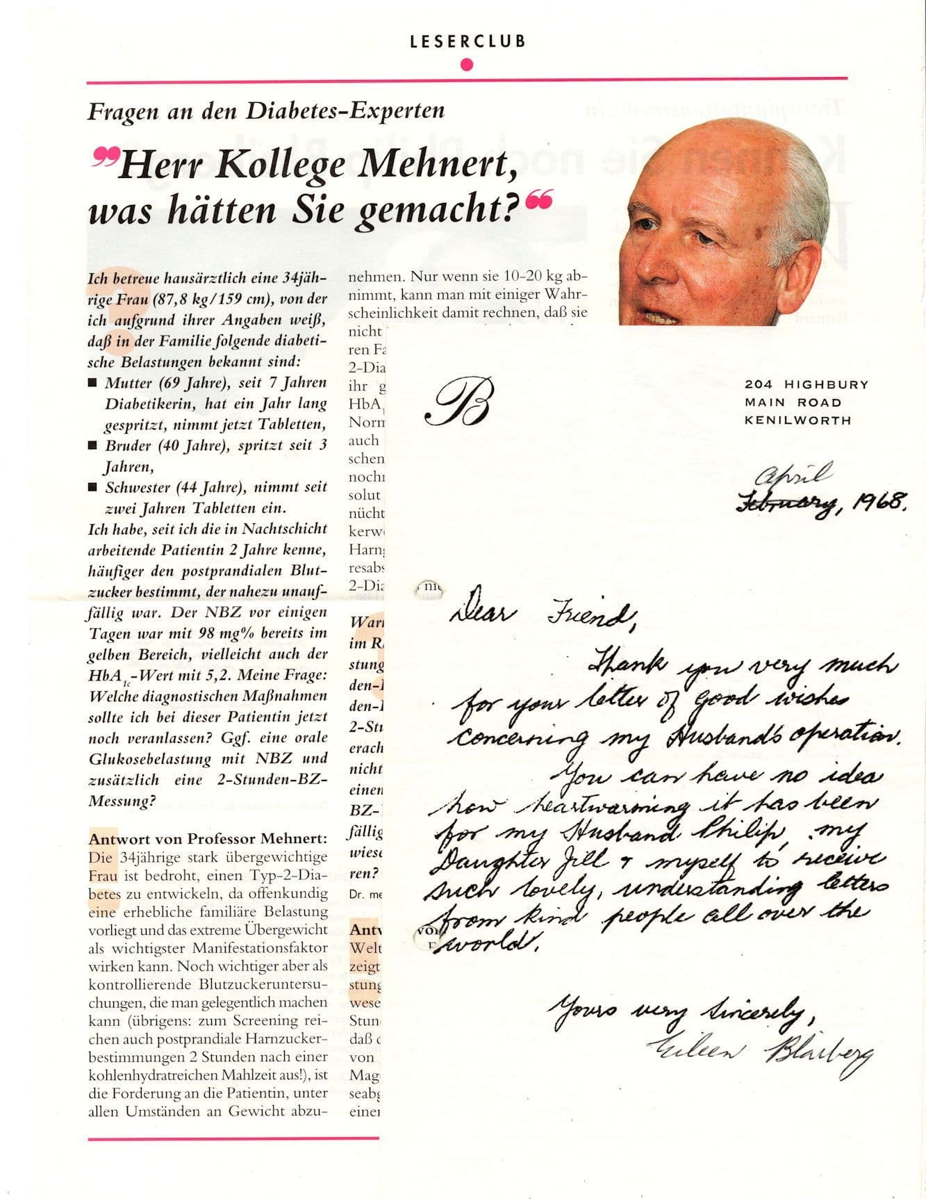 Philip Blaisberg Africa Dentist Of Heart Transplant History Hand Signed Autograph Set