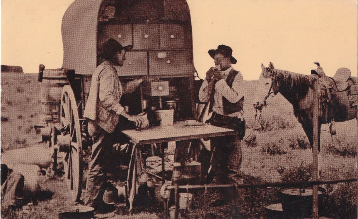 Phils Chuckwagon Food Travelling Restaurant Canada Postcard