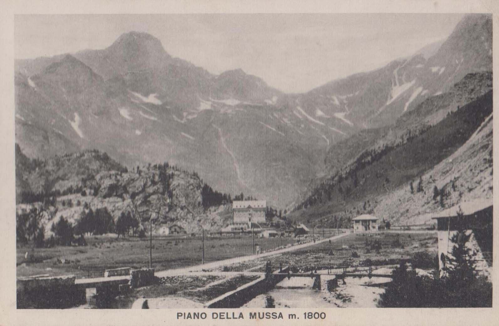 Piano Della Mussa 1800 Early Victorian Antique Italian Postcard