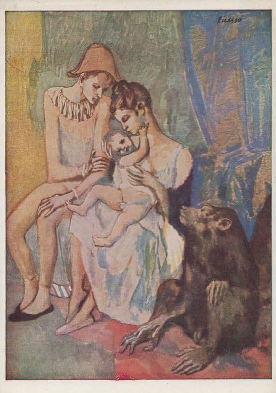 Picasso Acrobat Family Of Circus Acrobats Goteberg Art Gallery Painting Postcard