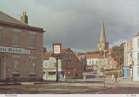Pickering Forest Vale Hotel Hopkinsons Yorkshire Village 1970s Postcard