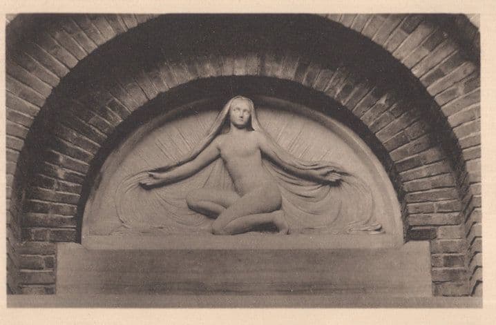 Pier Pander Aurora Dutch Holland Statue Sculptor Antique Postcard