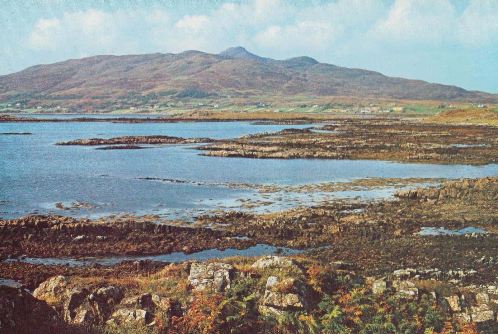 Pier View Of Kilchoan  1970s Postcard