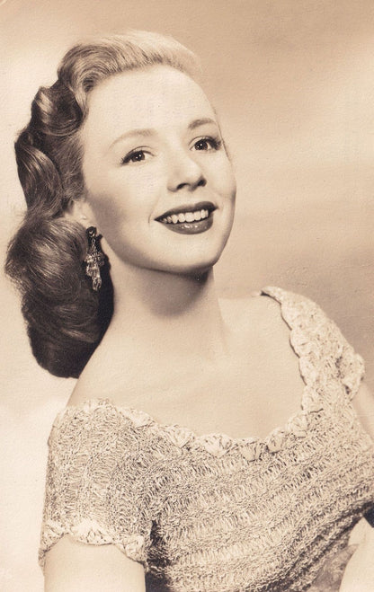Piper Laurie Direct From Universal Film Studio Old Postcard