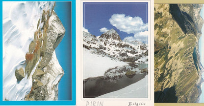 Pirin Mountains Bulgaria 3x Postcard s