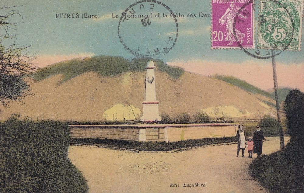 Pitres Monument Antique French Postcard
