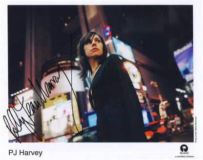 PJ Harvey MBE 10x8 Ultimate Hand Signed Photo Sent From Management COA