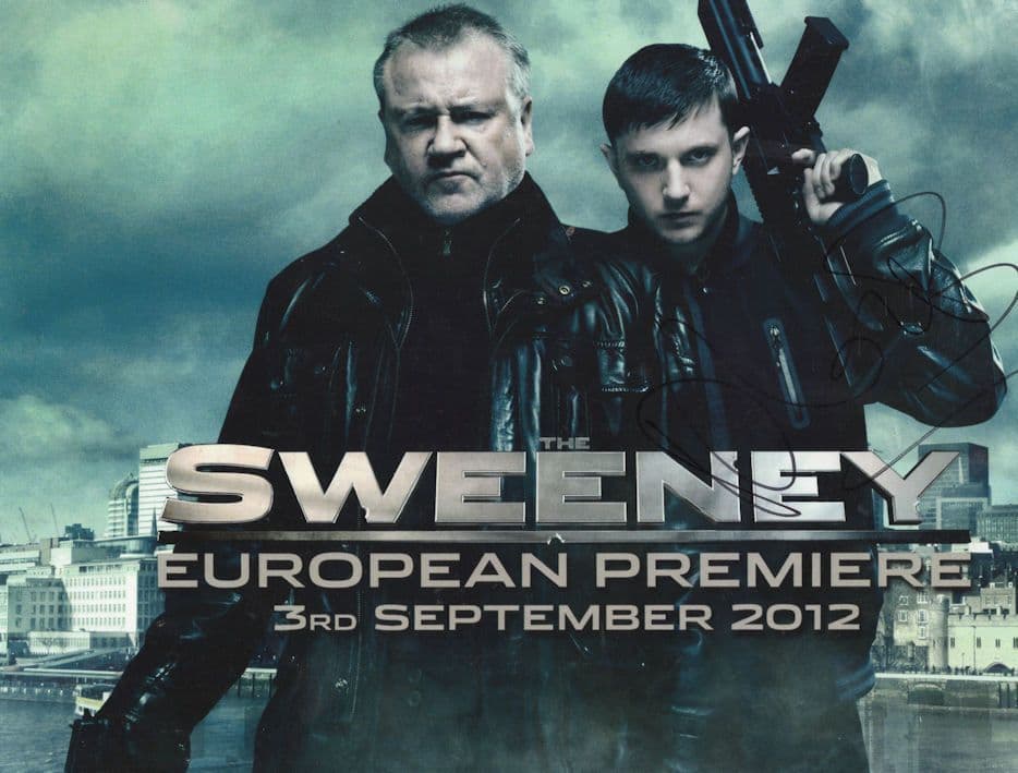 Plan B The Sweeney European Film Premiere Giant Hand Signed 10x8 Photo