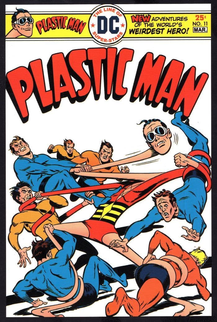 Plastic Man Number Issue 11 DC Superhero Comic Book Postcard