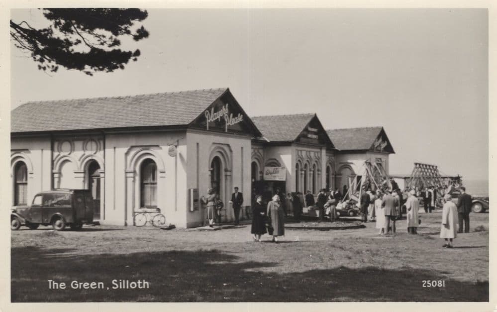Players Entrance Silloth The Green Cumbria RP Postcard