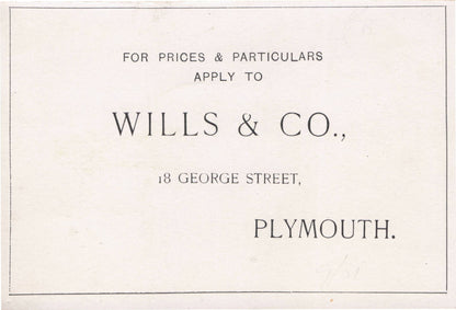 Plymouth Ciesler & Co Wine Champagne Factory Old Advertising OP Postcard