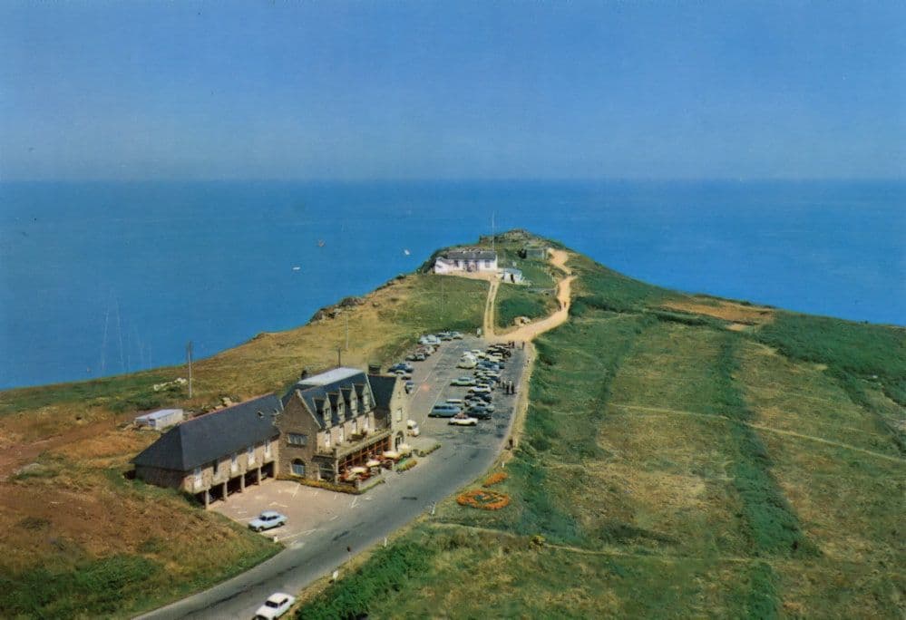 Pointe Du Grouin French Aerial Postcard