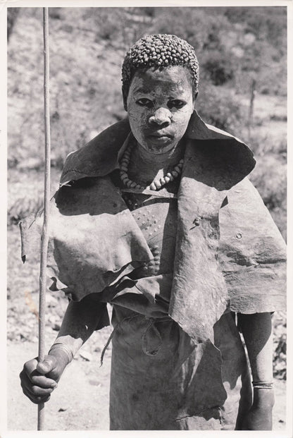 Pokot Kenya Woman Ash Make Up After Circumcision 9x6 African Press Photo