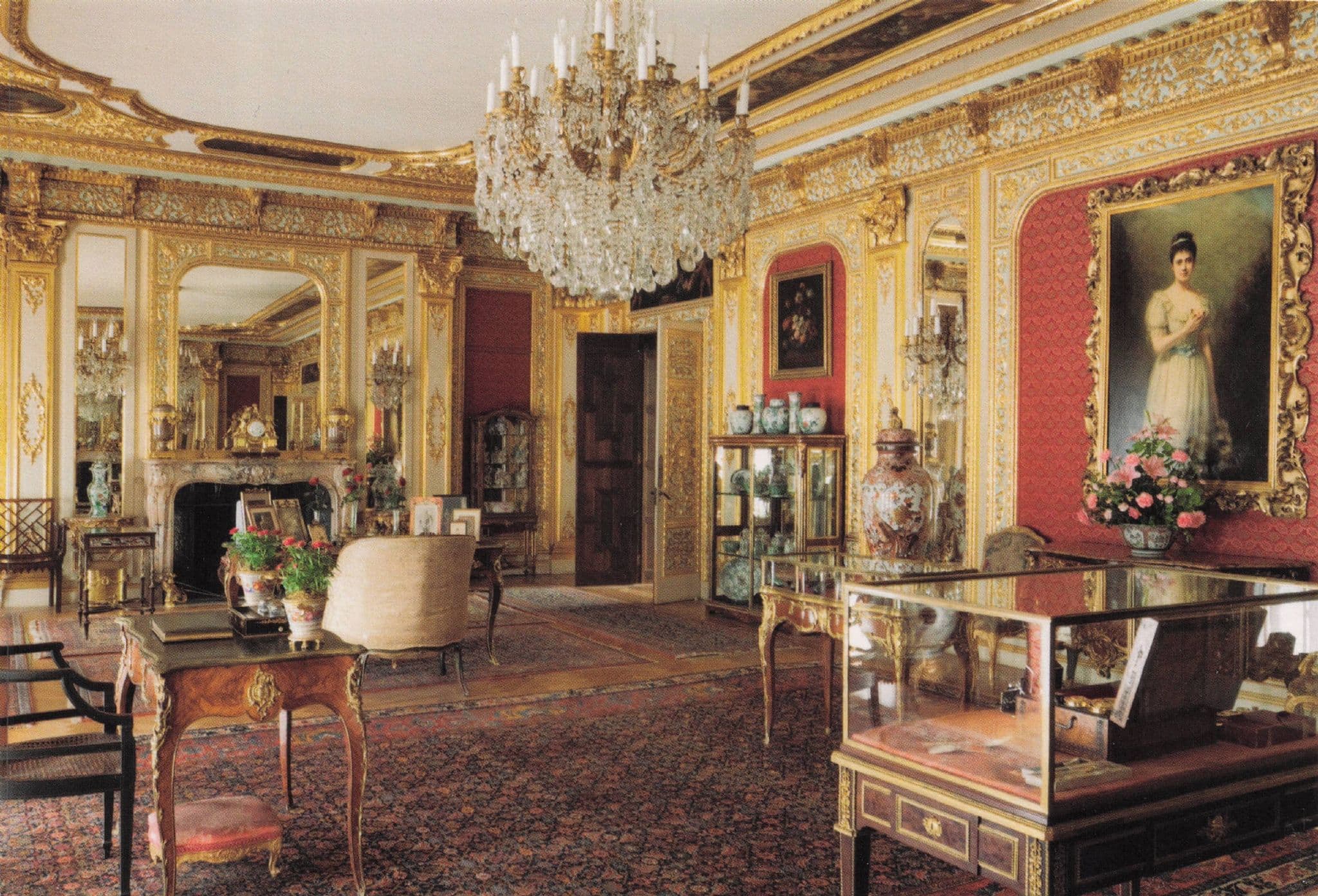 Polesdon Lacey Surrey Saloon For Maharajah's Postcard
