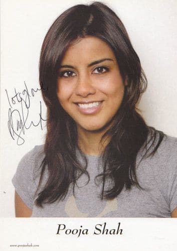 Pooja Shah Coronation Street Hand Signed Photo
