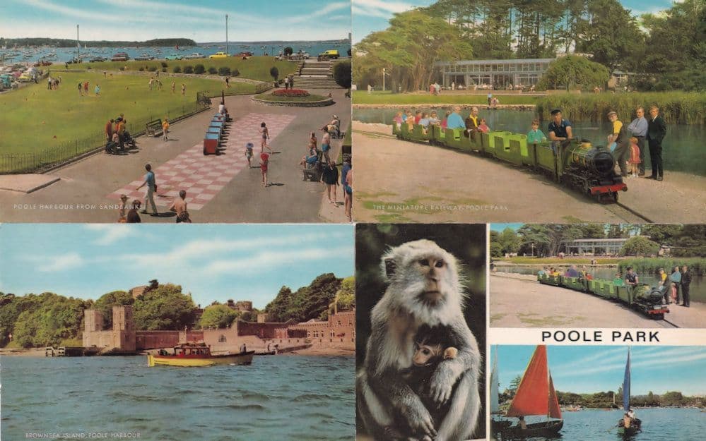 Poole Park Miniature Railway 4x Dorset 1970s Postcard s