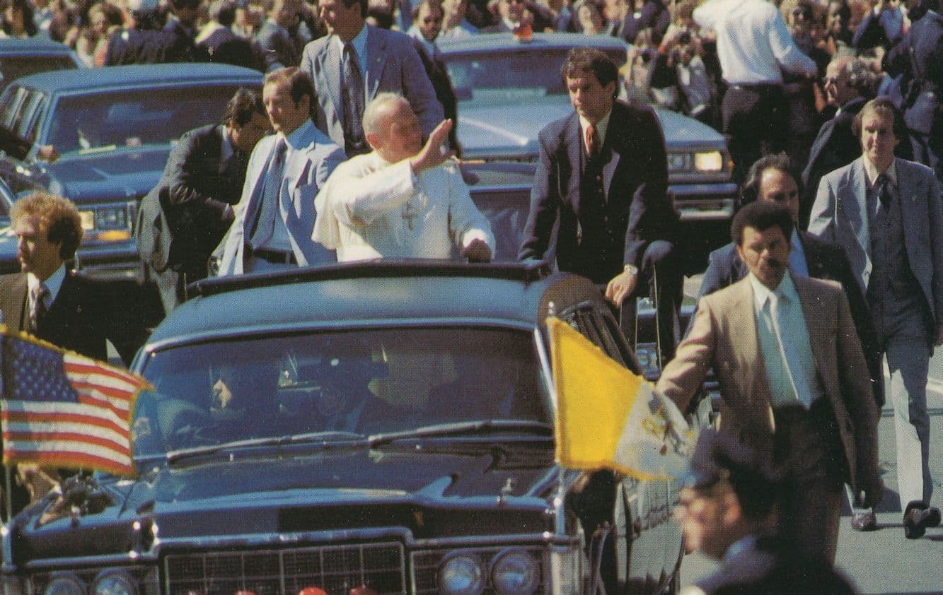 Pope John Paul of Catholic Church in Washington 1979 Postcard