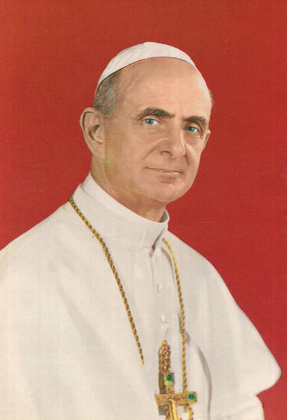 Pope Paul Paulus VI 2x Postcard s