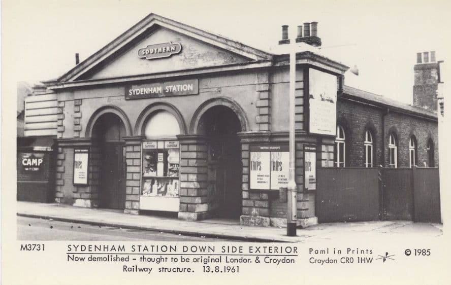 Portsmouth Joint Railway LC & SCR Train At Copper Crossing POstcard