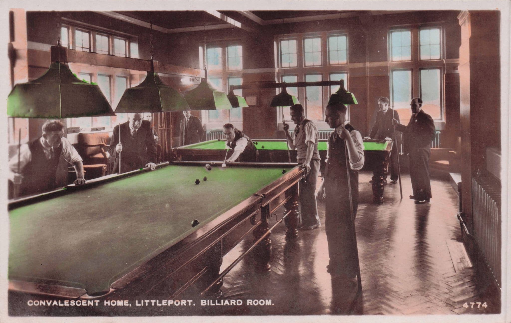 Posh Billiards Sports Littleport Convalescent Home Cambridge Postcard
