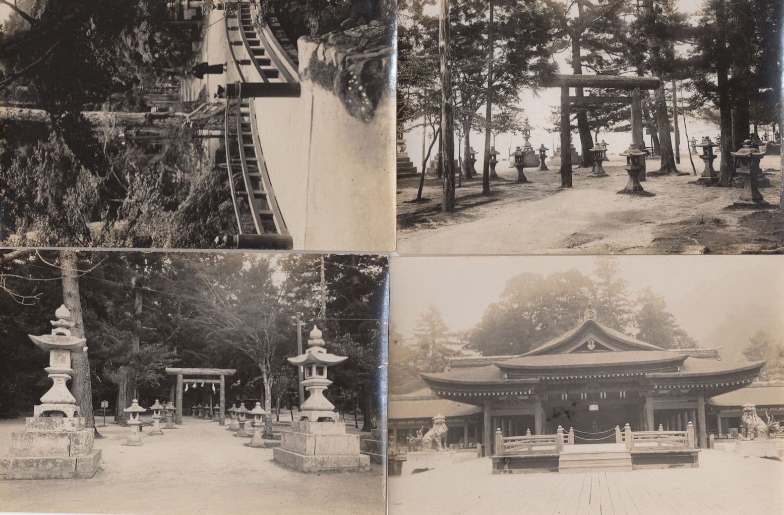 Posh Lady At Named Japanese Bridge Postcard & 3x Photo s