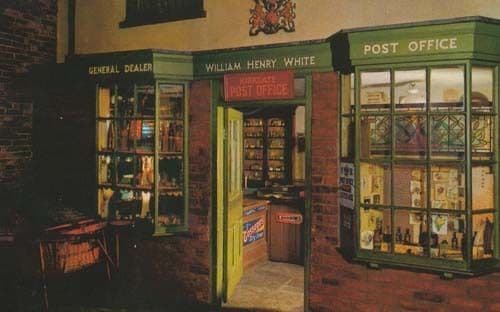 Post Office Postman The Castle Museum York Yorkshire Rare 1970s Mint Postcard