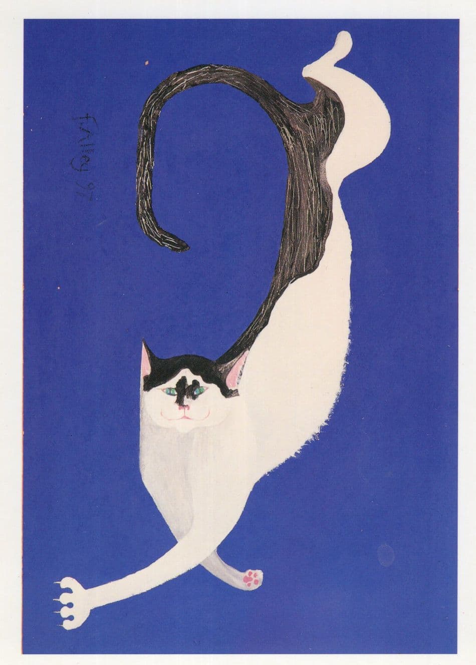 Postal Strike Hello Spike Cat Fiammetta Alley Painting Postcard