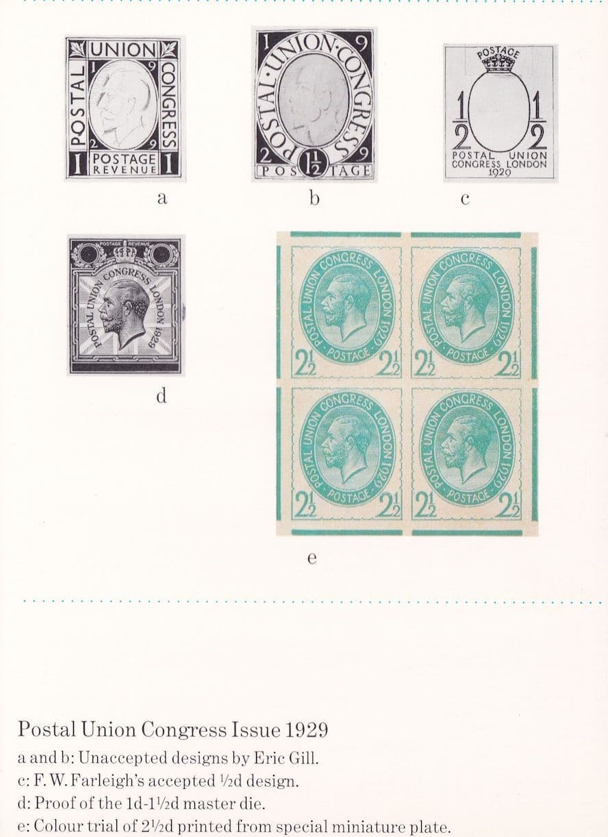 Postal Union Congress Issues 1929 Stamp Royal Mail Museum Postcard