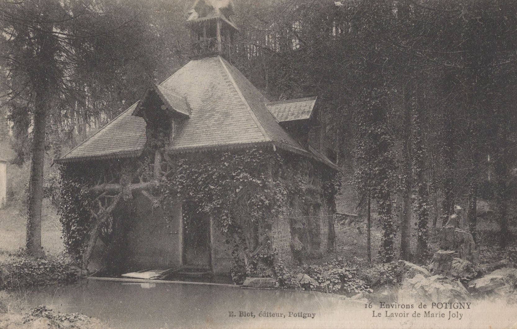 Potigny Lavoir De Marie Joly Old WW1 French Postcard