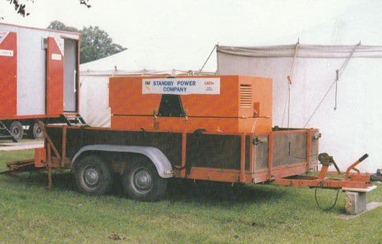 Power Generator Hire Silent Service Lidgett Lane Leeds 80s Advertising Postcard