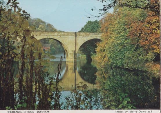 Prebends Bridge Durham Postcard