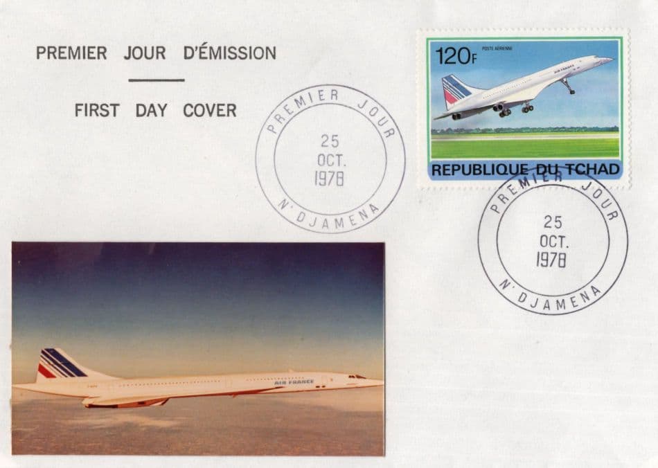 Premiere Jour D'Emission Rare 1978 Air France French FDC