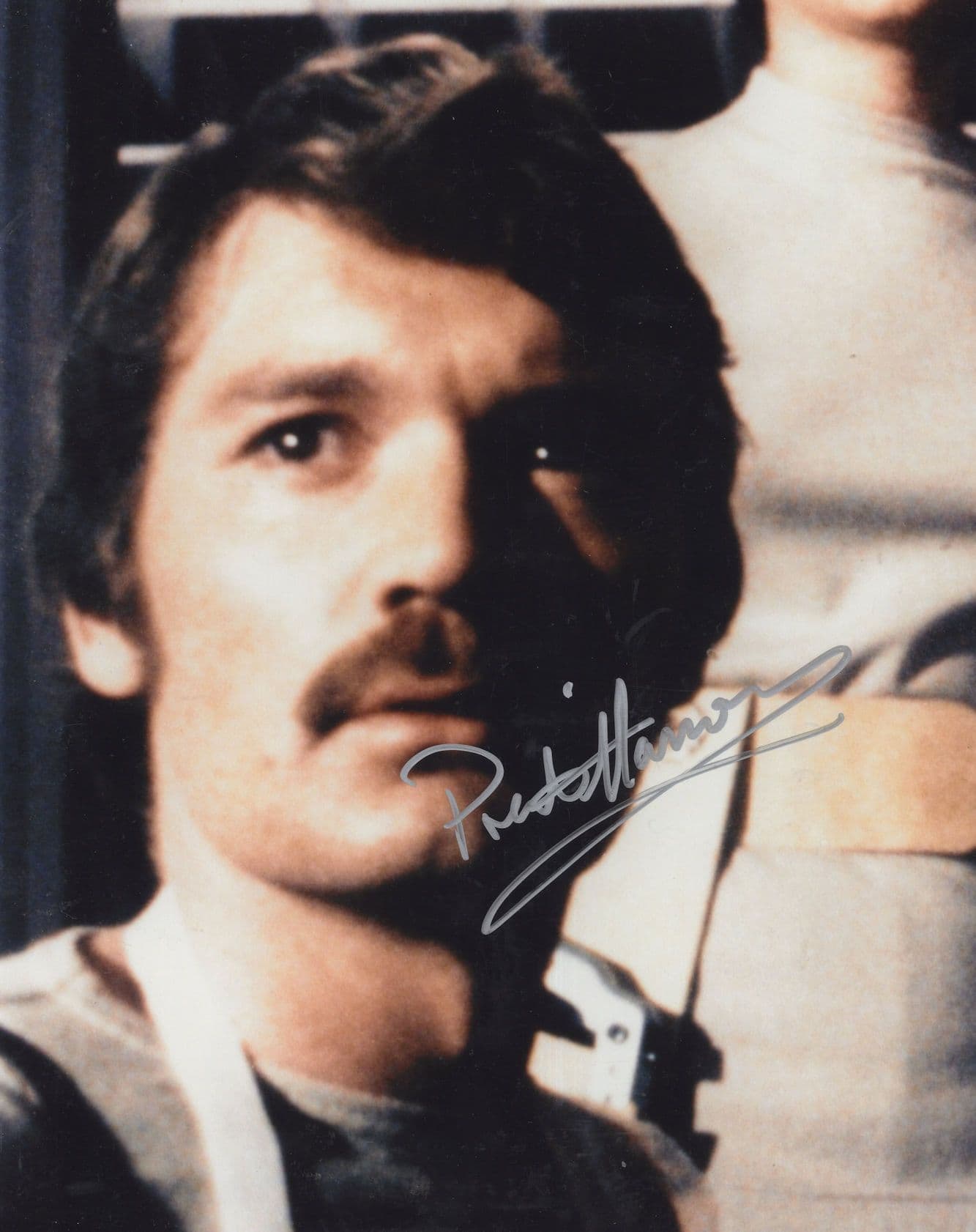 Prentice Hancock Space 1999 Dr Who Giant 10x8 Hand Signed Photo