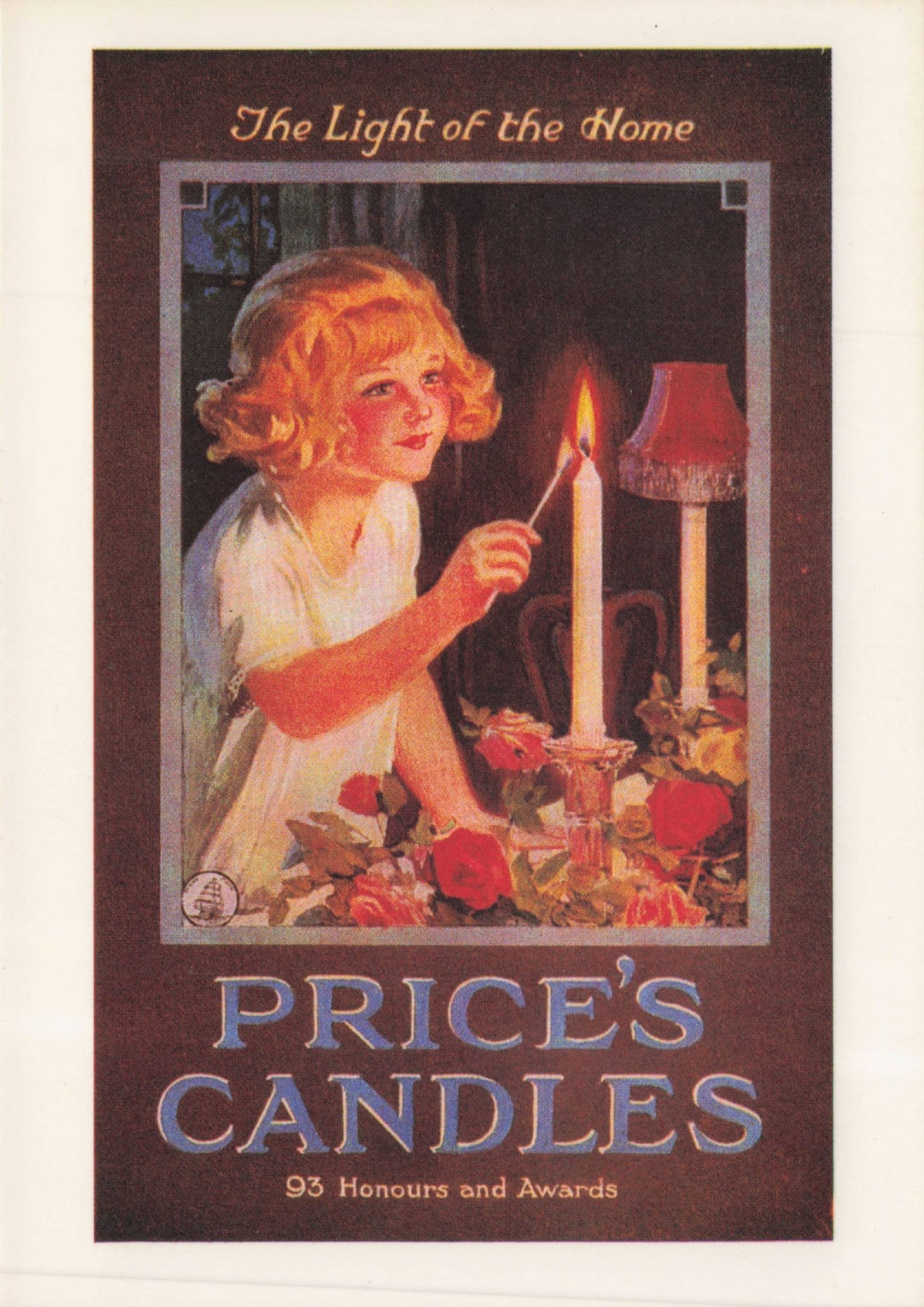 Price's Candles Victorian Advertising Campaign Postcard