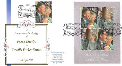 Prince Charles King Royal Wedding 2005 LTD EDN OF 25 FDC