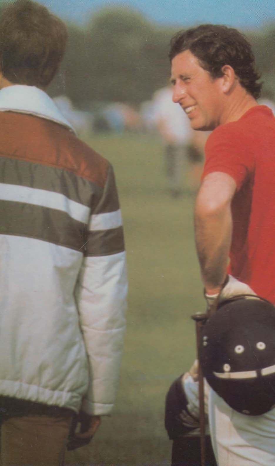 Prince Charles The Polo Game Player Royal Postcard
