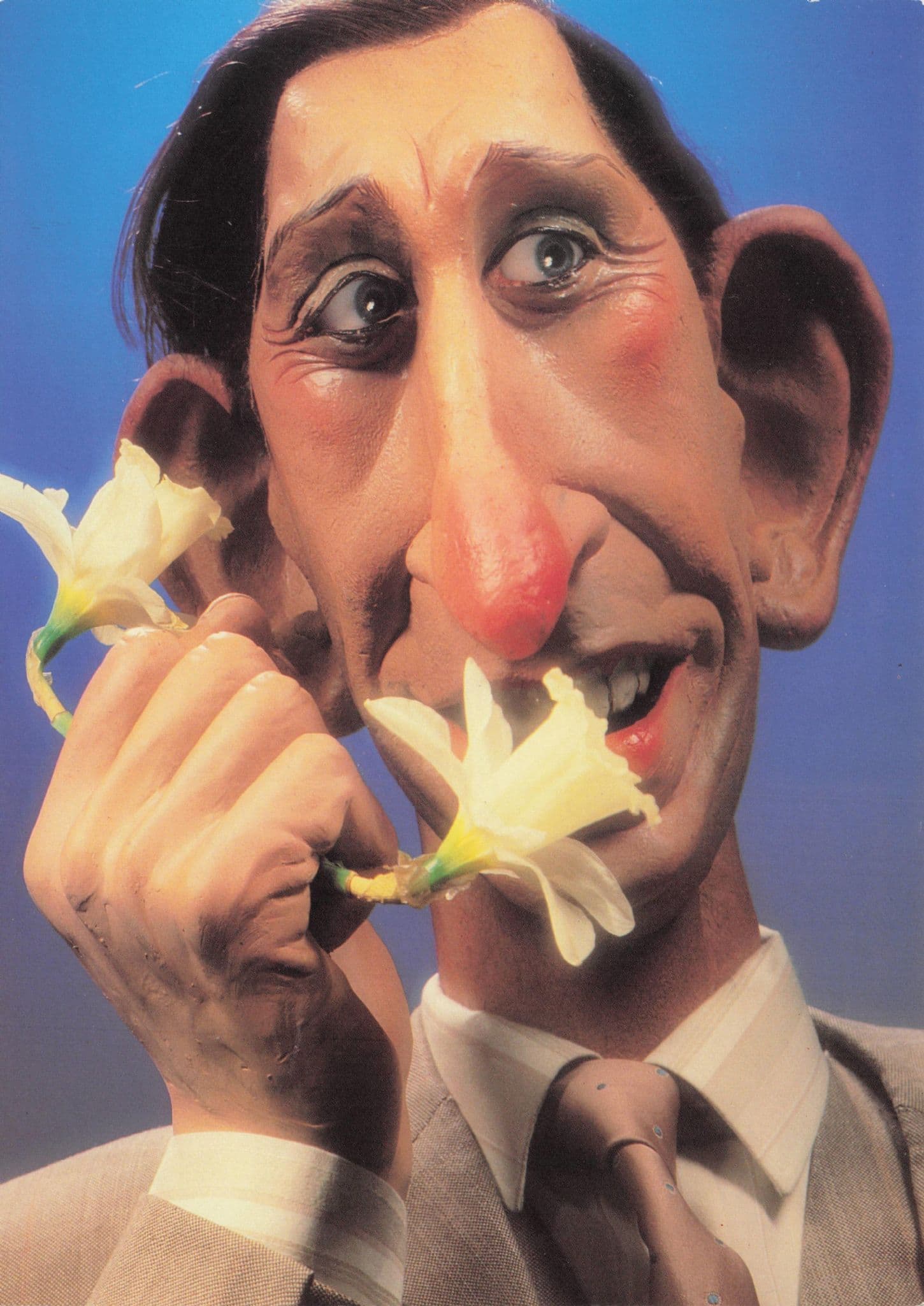 Prince King Charles Vintage Royal Puppet Spitting Image TV Show Press Photo