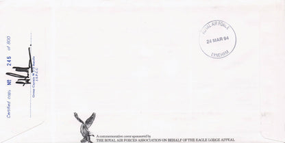 Prince Of Wales Silver Jubilee Military Squadrons Of The RAF Hand Signed FDC